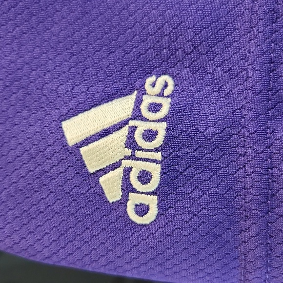 Addias purple men's climalite polo - Picture 3 of 4